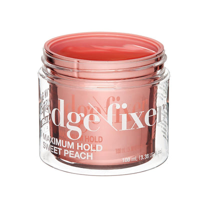 Maximum Hold Edge Fixer, Non-Greasy Gel Formula Infused with Biotin B7, 24 Hour Hold, ‘Sweet Peach’ Scented, 3.38 Fl. Oz. (100 Ml)