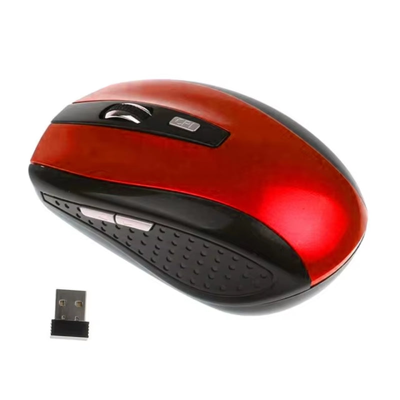 2.4Ghz Wireless Lightweight Optical Mouse DPI Adjustable Portable Ergonomic Design Computer Mouse for PC Computer Laptop Tablet
