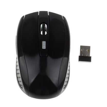 2.4Ghz Wireless Lightweight Optical Mouse DPI Adjustable Portable Ergonomic Design Computer Mouse for PC Computer Laptop Tablet