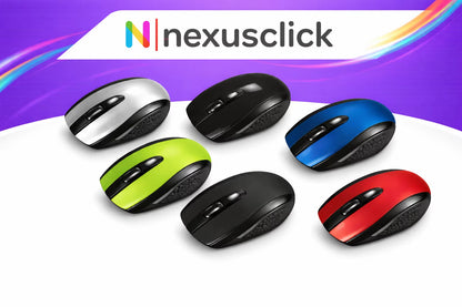 2.4Ghz Wireless Lightweight Optical Mouse DPI Adjustable Portable Ergonomic Design Computer Mouse for PC Computer Laptop Tablet