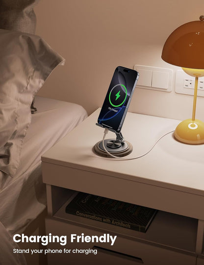 Sturdy Grey Phone Stand, Desk Accessories for Men