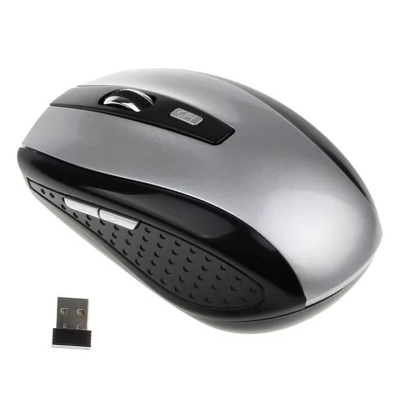 2.4Ghz Wireless Lightweight Optical Mouse DPI Adjustable Portable Ergonomic Design Computer Mouse for PC Computer Laptop Tablet