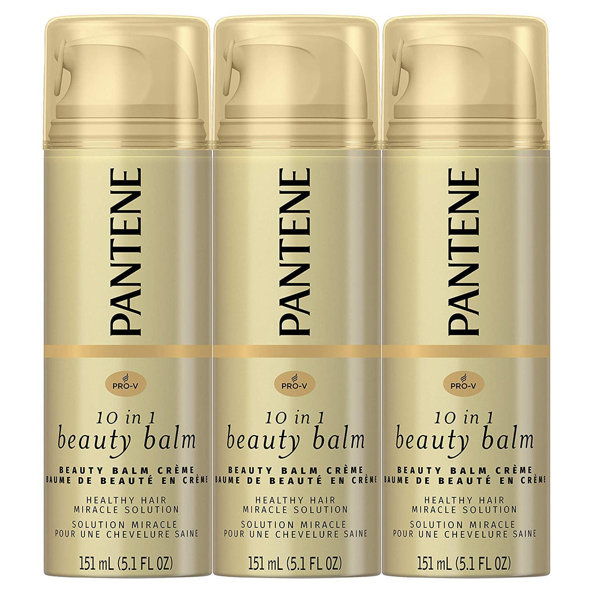 , Beauty Balm, Softness, Strength and Shines, Pro-V , 5.1 Fl Oz (Pack of 3)