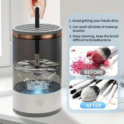 3-In-1 Electric Makeup Brush Cleaner – Fast Deep-Clean,Aut