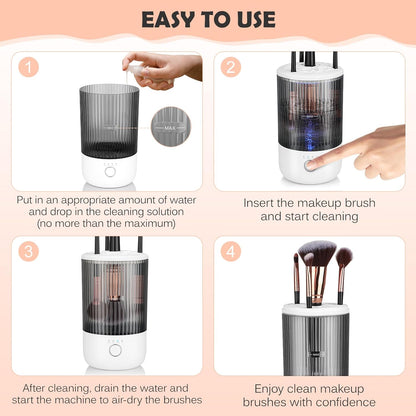 Electric Makeup Brush Cleaner Machine,Powerful Spinner Washer