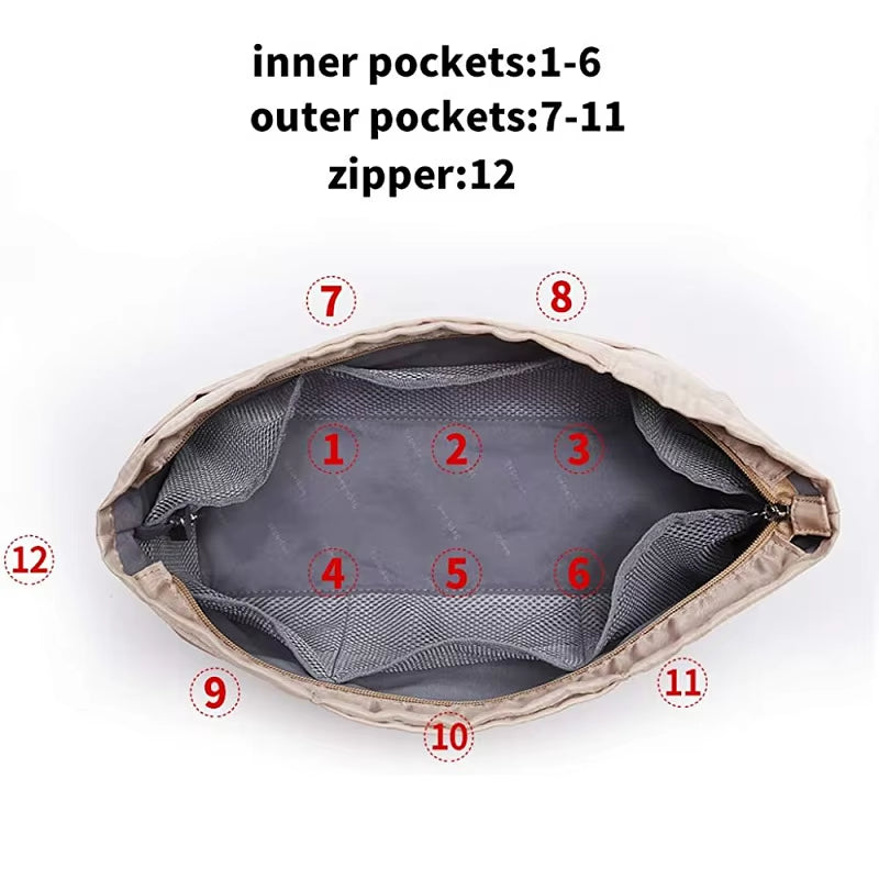 Best Tote Bag Organizer Insert Handbag Liners and Organisers inside Purse Organizer