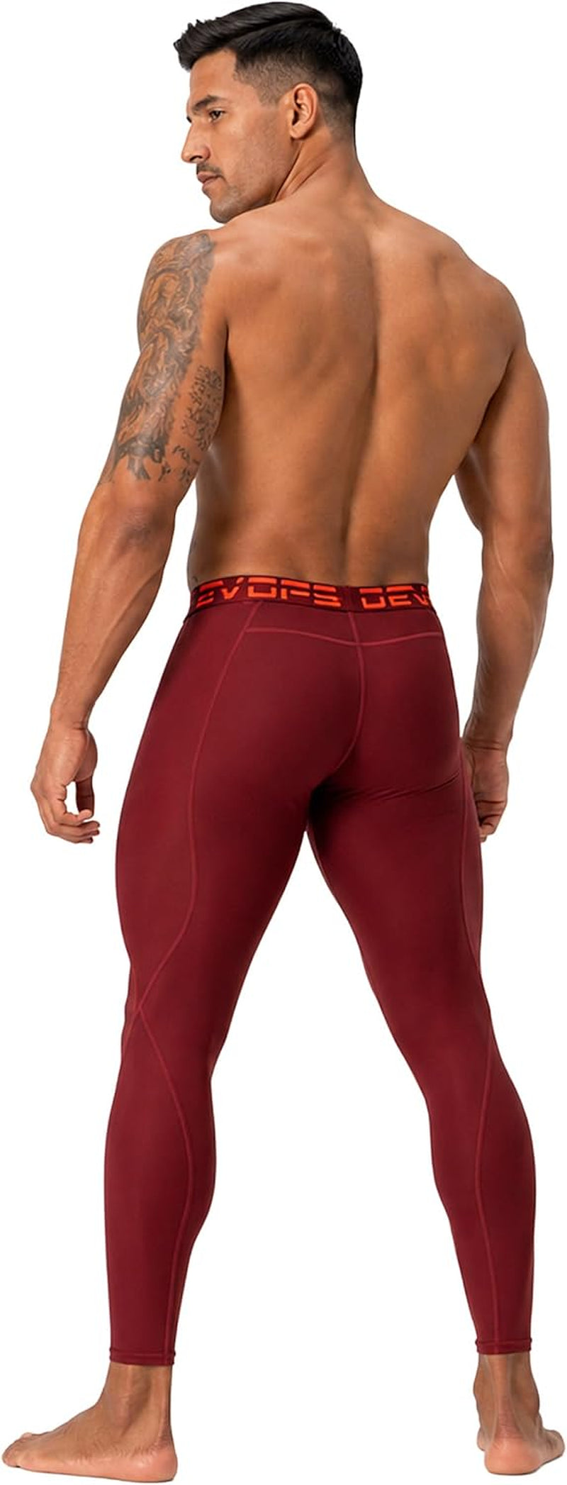 2-3 Pack Men'S Compression Pants Leggings Tights Pocket/Non-Pocket