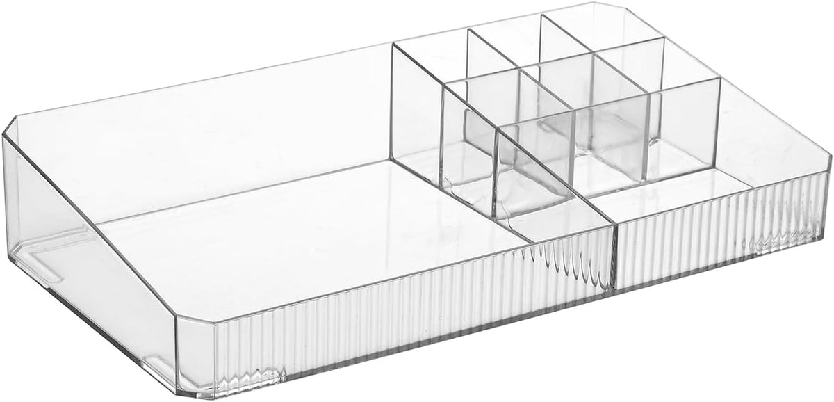 Stackable Storage Drawers, Acrylic Storage Rack, Cosmetics and Beauty Products Organizer, Suitable for Makeup Room, Bathroom, Pantry, Home Bedroom Storage