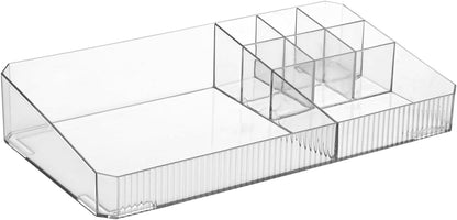 Stackable Storage Drawers, Acrylic Storage Rack, Cosmetics and Beauty Products Organizer, Suitable for Makeup Room, Bathroom, Pantry, Home Bedroom Storage