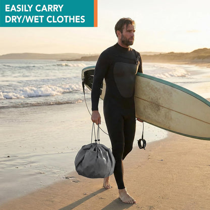 Wetsuit Changing Mat Waterproof Surf Dry Bag, 30" Leakproof