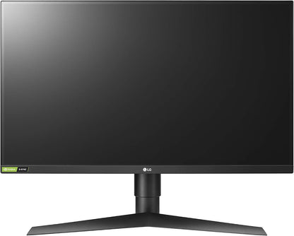 LG 27GL83A-B 27-Inch Ultragear QHD 2560 X 1440 IPS Gaming Monitor, 144Hz, 1Ms (Gtg), NVIDIA G-SYNC, AMD Freesync, HDR10, HDMI, Displayport, Tilt/Height/Pivot Adjustable Stand, Black