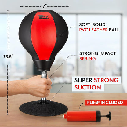 Desktop Punching Bag - White Elephant Gifts for Adults, Fun Punch Gag Gifts for Coworkers, Men & Women Secret Santa Stress Buster