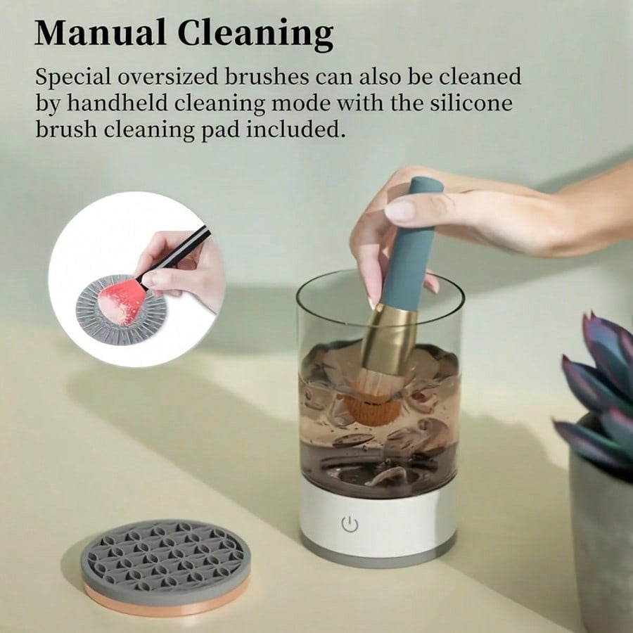 3-In-1 Electric Makeup Brush Cleaner – Fast Deep-Clean,Aut