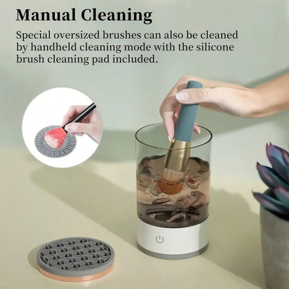 3-In-1 Electric Makeup Brush Cleaner – Fast Deep-Clean,Aut