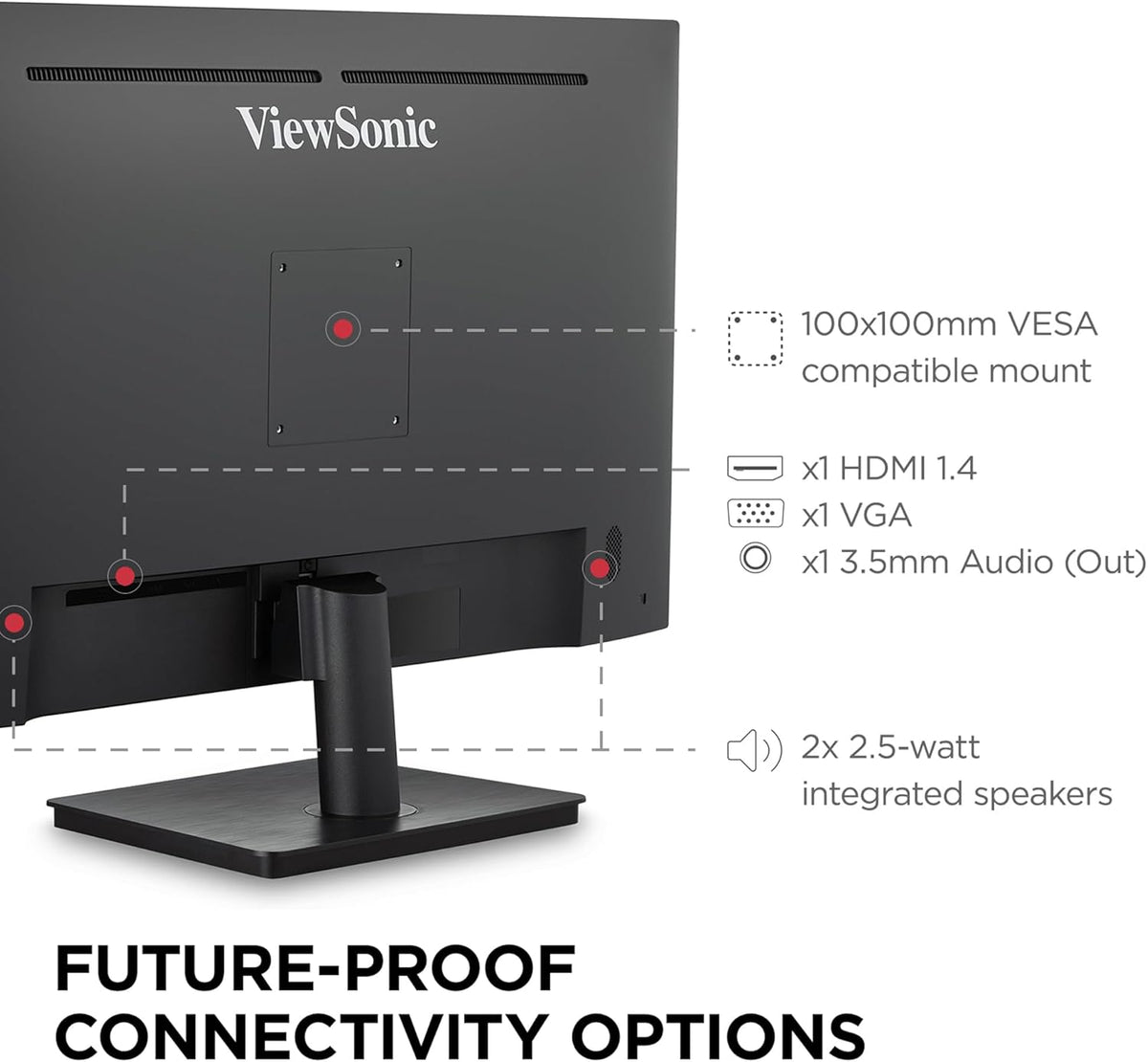 VA3209M 32 Inch 1080P IPS Computer Monitor, Full HD, HDMI VGA, PC
