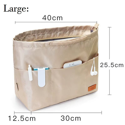 Best Tote Bag Organizer Insert Handbag Liners and Organisers inside Purse Organizer