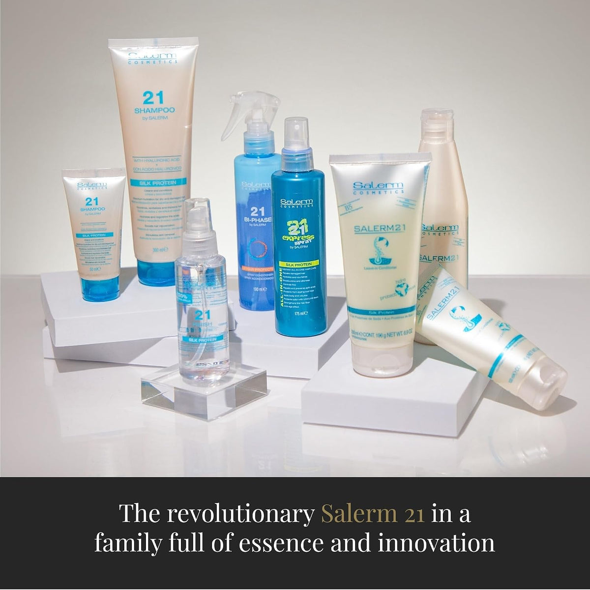 - Instant Hair Conditioner 21 Silk Protein - 200 Ml - Leave-In or Rinse-Out Conditioner - with Silk Proteins - Heat Protector and Hydrating