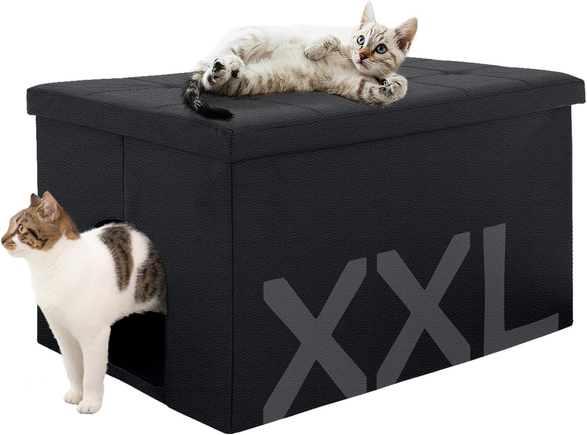 Cat Litter Box Enclosure Furniture Odor Control, Extra Large