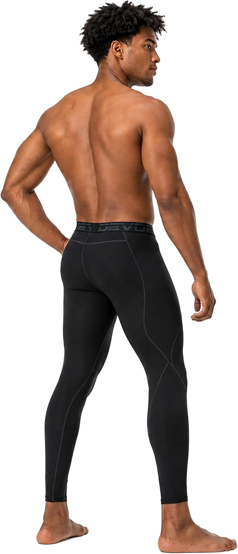 2-3 Pack Men'S Compression Pants Leggings Tights Pocket/Non-Pocket