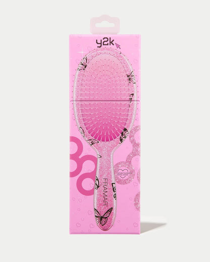 Y2K Print Hair Brush Detangler, Wet Hair Brushes for Women