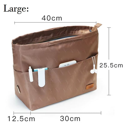Best Tote Bag Organizer Insert Handbag Liners and Organisers inside Purse Organizer