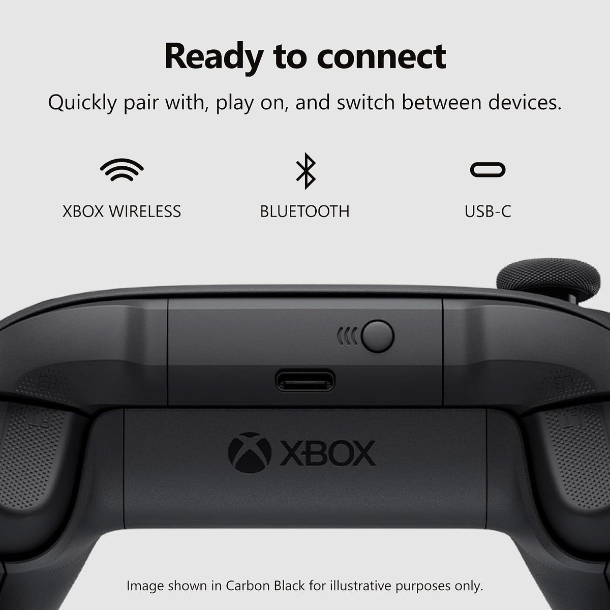 XBOX Wireless Gaming Controller | Shock Blue | Consoles, Pcs, Tvs, Mobile, and More | Textured Grip | Wireless, Bluetooth, USB-C Connectivity