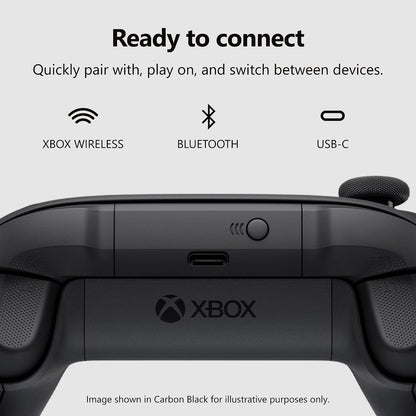 XBOX Wireless Gaming Controller | Shock Blue | Consoles, Pcs, Tvs, Mobile, and More | Textured Grip | Wireless, Bluetooth, USB-C Connectivity