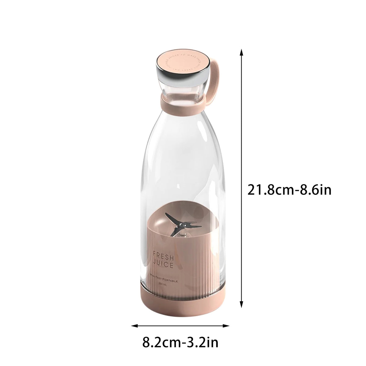 Fresh Juice Blender Portable Juicer Cup Built-In Battery Wireless Charging Outdoor Portable Mini Juicer