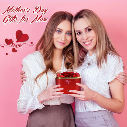 Rose Gifts for Mom, Preserved Eternal Flowers Rose Gifts for Women Wife Girlfriend on Mothers Day Anniversary Birthday Gifts for Women