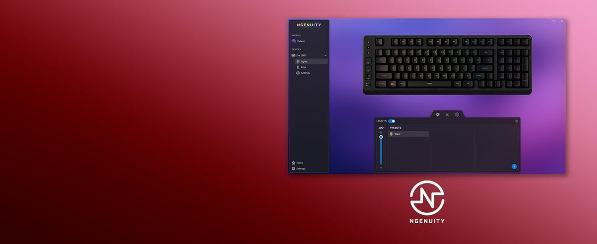 Hyperx Eve 1800 – Gaming Keyboard, 1800 Form Factor,10 Zone Customizable RGB Lighting, Built-In Media Buttons, Membrane Switches, – Black