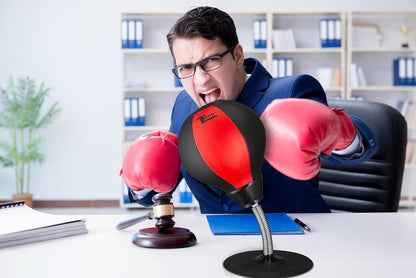 Desktop Punching Bag - White Elephant Gifts for Adults, Fun Punch Gag Gifts for Coworkers, Men & Women Secret Santa Stress Buster