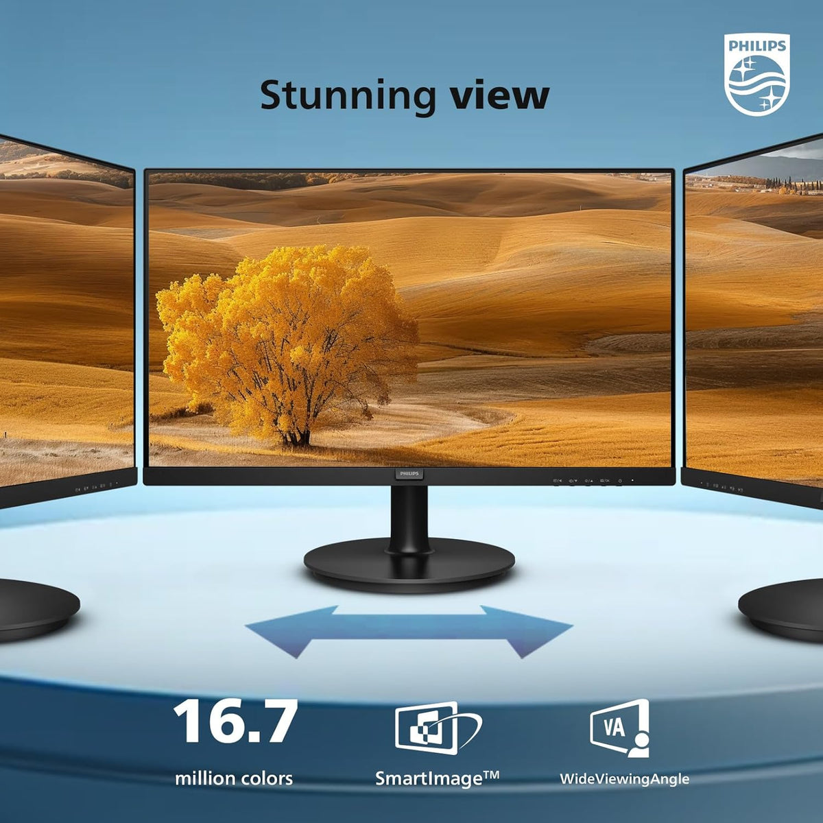 Philips 27" Computer Monitor FHD 100Hz VA VESA Eye Care, 271V8LB