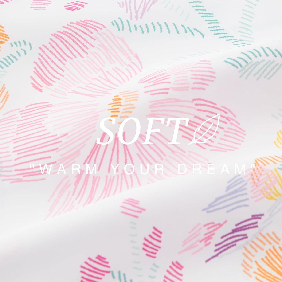 Satin Pillowcase for Hair and Skin - Multicolor Printed Flower Silk Pillowcase 2 Pack 20X26 Inches - Standard Size Satin Pillow Cases Set of 2 with Envelope Closure