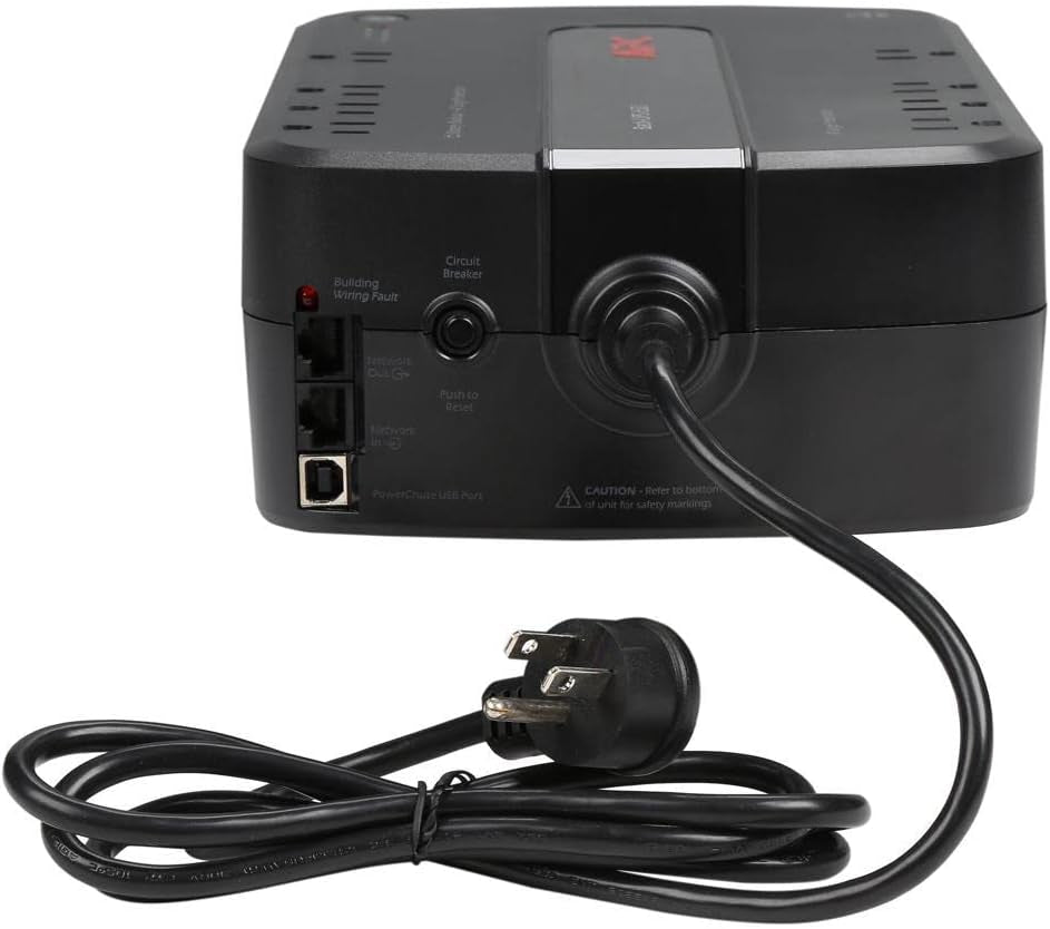 Battery Backup 650VA/390W Uninterruptible Power Supply for PC, BE650G1