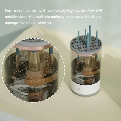 3-In-1 Electric Makeup Brush Cleaner – Fast Deep-Clean,Aut