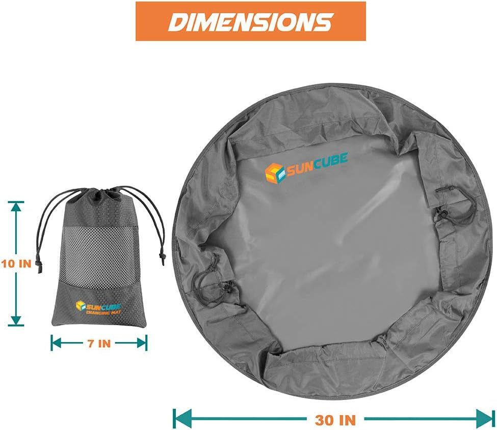 Wetsuit Changing Mat Waterproof Surf Dry Bag, 30" Leakproof
