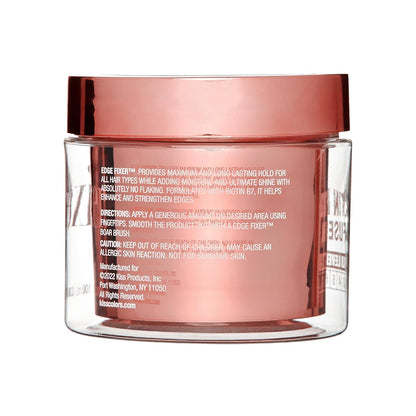 Maximum Hold Edge Fixer, Non-Greasy Gel Formula Infused with Biotin B7, 24 Hour Hold, ‘Sweet Peach’ Scented, 3.38 Fl. Oz. (100 Ml)